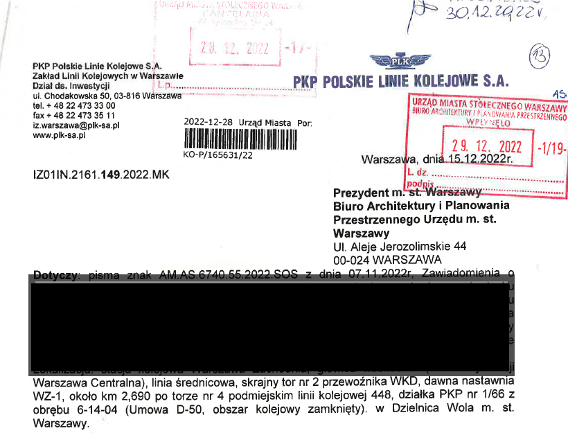 Rys. 3 Zlecenie wykonania operatu wibroakustycznego